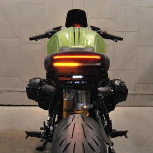 BMW R Nine T Fender Eliminator - New Rage Cycles - Textured Finish - Black - `14-`27